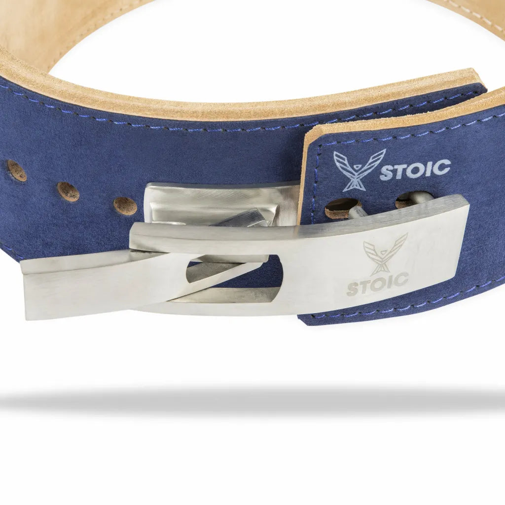 STOIC 13mm Lever Powerlifting Belt Navy PRE ORDEN Berzerk Strength