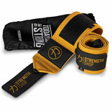 Muñequeras o wrist wraps de strength shop para powerlifting o deportes de fuerza rigidas de 24 pulgadas o 60cm 