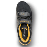 Zapatillas powerlifting notorious negros con dorado