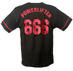 BZK Originals "POWERLIFTER" / "666" Baseball shirt (Unisex)