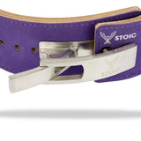 STOIC 13mm Lever Powerlifting Belt Purple