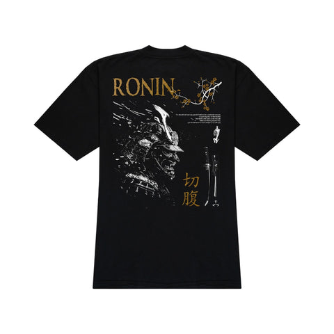 playera de powerlifting notorious lift ronin con un samurai