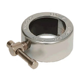 seguro o collar con rosca de acero cromado para barra olímpica de 1.25 kg color plata marca Ivanko