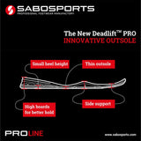 SABO Deadlift PRO Shoes - Black/Red (PRE ORDEN)