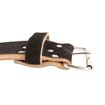 Cinturón Stoic Prong 10 mm de cuero durable con hebilla prong